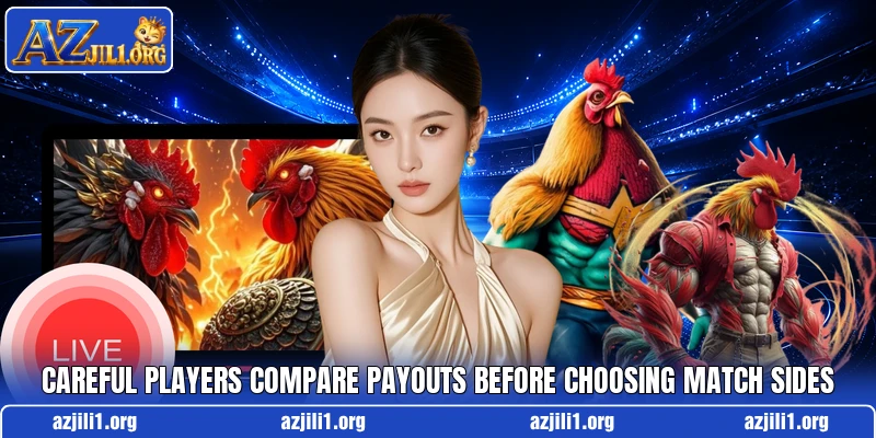 Careful players compare payouts before choosing match sides