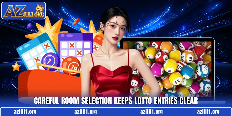 Careful room selection keeps lotto entries clear Careful room selection keeps lotto entries clear