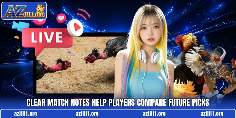 Clear match notes help players compare future picks