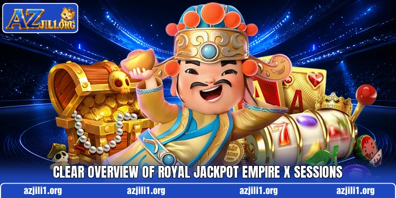 Clear overview of Royal Jackpot Empire X sessions