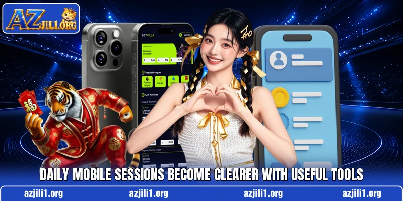 Daily mobile sessions become clearer with useful tools