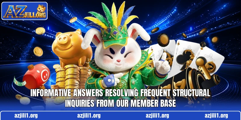 Informative answers resolving frequent structural inquiries from our member base
