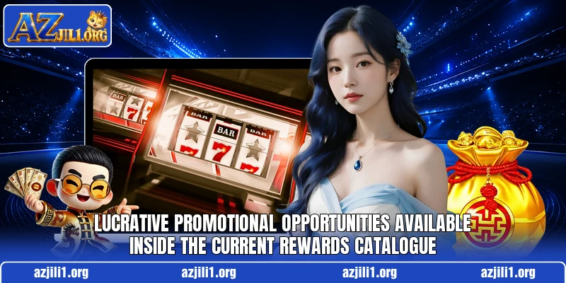 Lucrative promotional opportunities available inside the current rewards catalogue