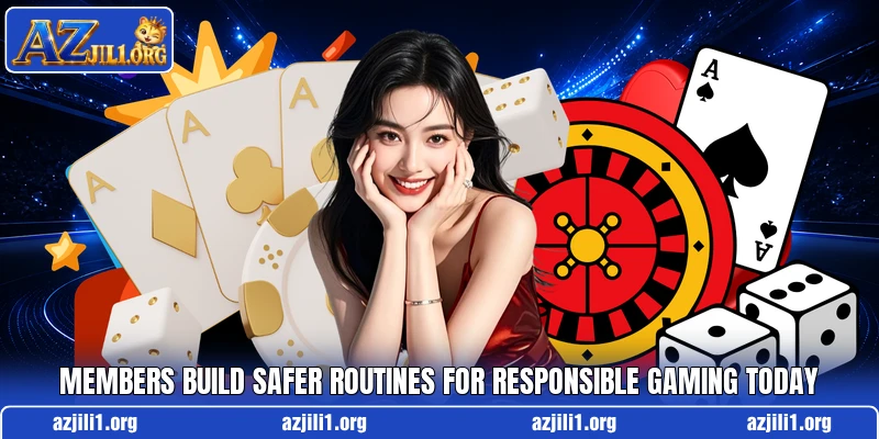 Members build safer routines for responsible gaming today