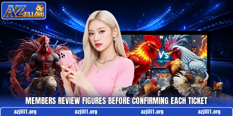 Members review figures before confirming each ticket