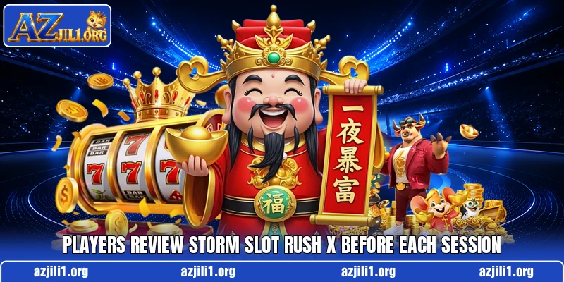 Players review Storm Slot Rush X before each session