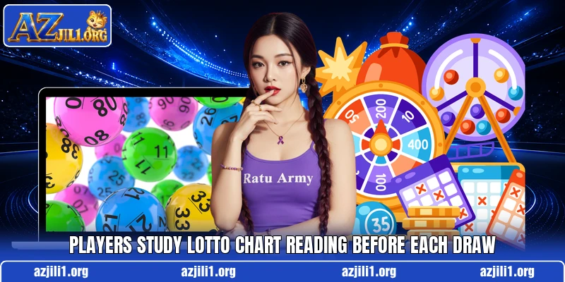 Players study Lotto Chart Reading before each draw Players study Lotto Chart Reading before each draw