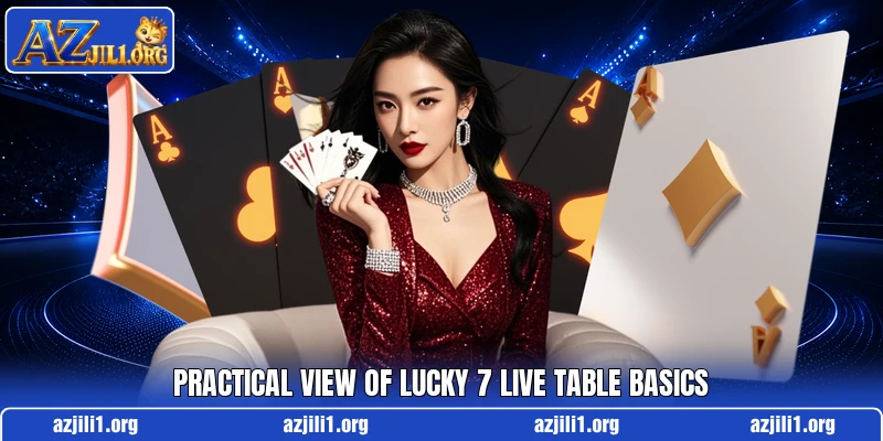 Practical view of Lucky 7 Live table basics