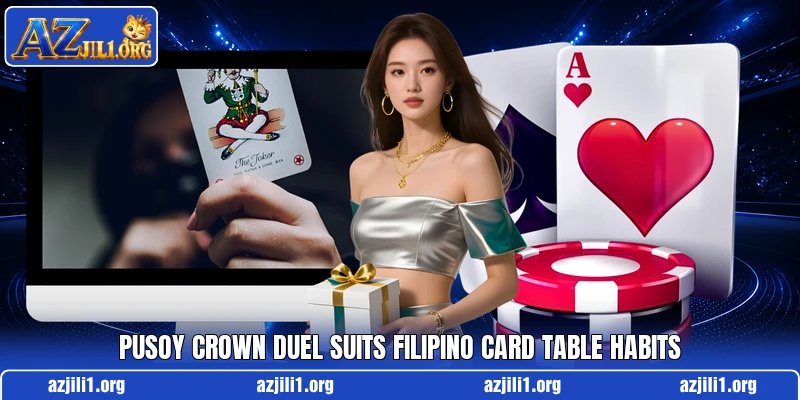 Pusoy Crown Duel suits Filipino card table habits