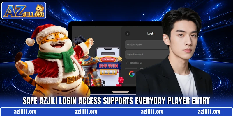Safe AZJILI login access supports everyday player entry