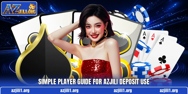 Simple player guide for AZJILI deposit use